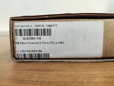 Dell Qlogic QLE2562 Dual Port 8Gb Fibre Channel PCIe Host Bus Adapter UR