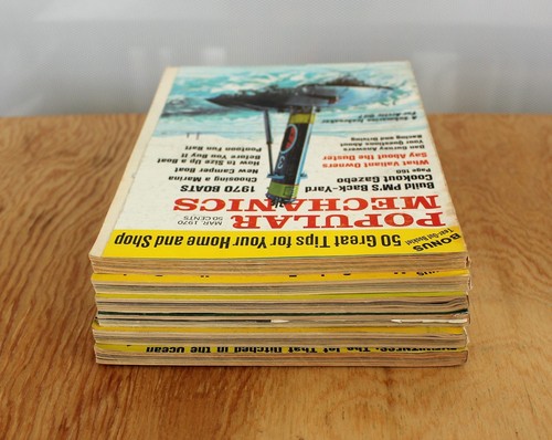 Popular Mechanics 1970; abril; junio; julio; noviembre; diciembre; tú eliges - Imagen 11 de 12
