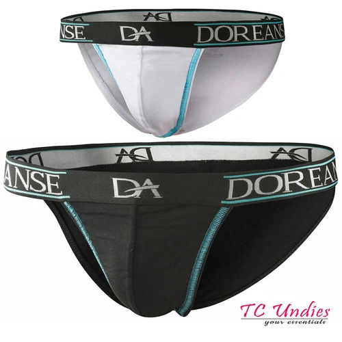 Doreanse 1233 Men`s Bikini Briefs Cotton-Modal Soft Slip Tanga Comfort