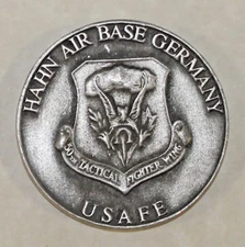 50th Tactical Fighter Wing Hahn Air Base Germany F-16 Air Force Challenge Coin