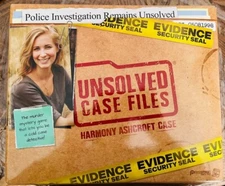 Unsolved Case Files Murder Mystery Game Harmony Ashcroft Jamie Banks Gardner