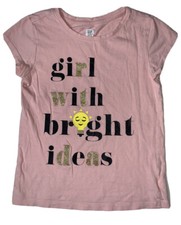 Preowned- Gap Kids Short Sleeved Graphic T-Shirt Girls Size L 