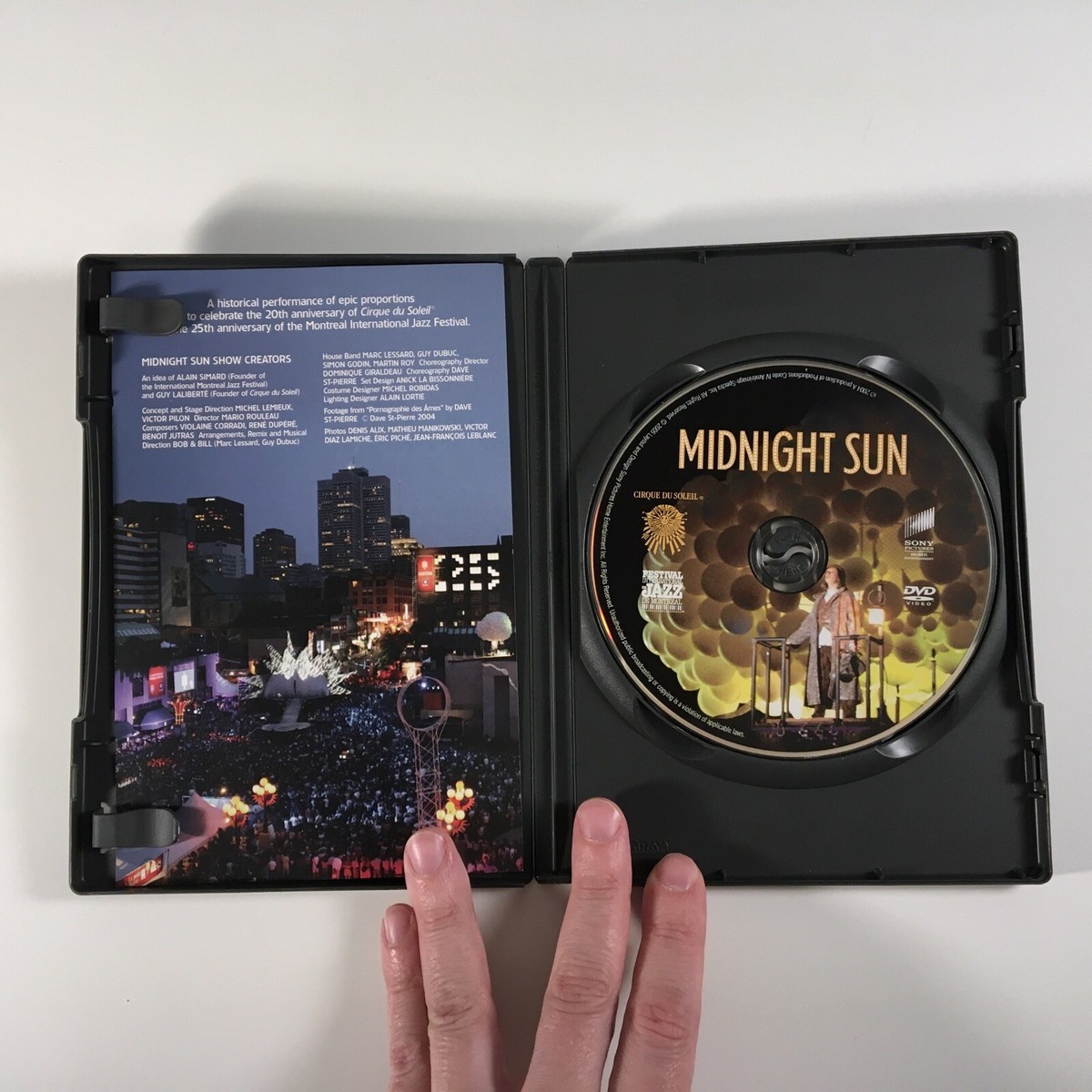 Cirque du Soleil - Midnight Sun (DVD, 2005) Montreal International