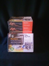 Brand New SIIG Phone  Laptop Combo Stand Bamboo Multi-function Tablet 