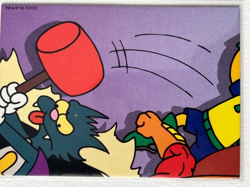 1993 Skybox The Simpson Series 1 Wiggle W3 , W4 , W7 , W8 , W9 Pick From List !! - Picture 5 of 12
