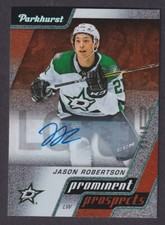 JASON ROBERTSON - 2020 Parkhurst Prominent Prospects Auto #PP4, /10