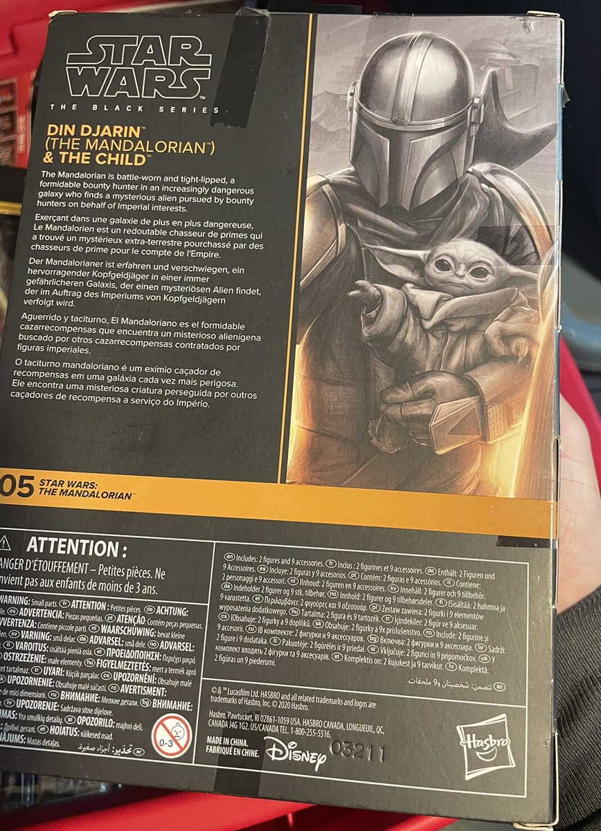STAR WARS THE BLACK SERIES DIN DJARIN , THE MANDALORIAN AND GROGU