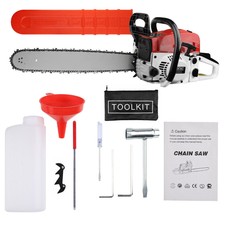 52CC 58CC 20" 22" Gasoline Chainsaw Gas Powered Wood Cutting Engine Chain Saw