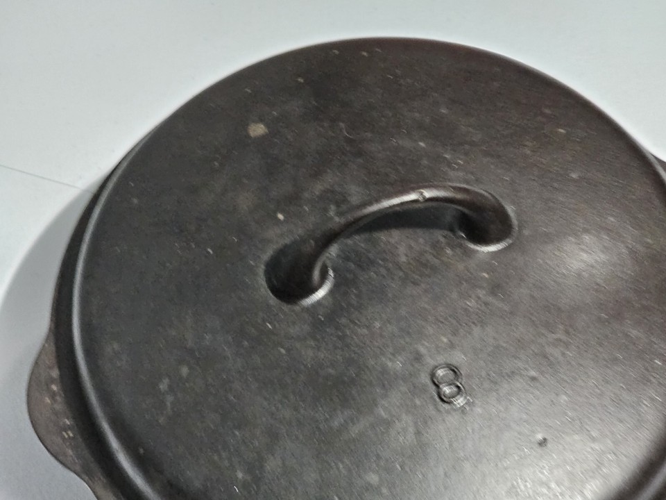 Griswold Iron Mountain Chicken Pan 8 Deep Cast Iron Skillet eBay