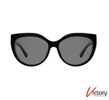 NEW Kirkland Women's Polarized Sunglasses  Black Crystal Smoke Grey  1730149