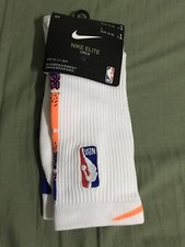 Nike NBA Crew Basketball Socks White Medium To Large