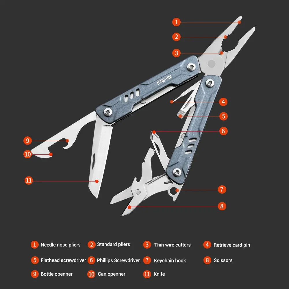 Multi-Function Tools Pocket Multitool Pliers Multi-tool Tools Retrieve Card Pin