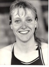 Original Press Photo Swimming Nicola Fibbens 23.7.1984