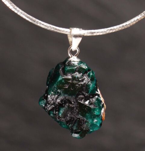 Colgante de piedras preciosas punta de cristal natural A-F plata 925 ojal único tesoro de piedra - Imagen 225 de 265