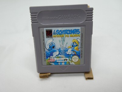 Jeu Game Boy - Les Schtroumpfs Autour Du Monde - Cartouche Seule, état Correct