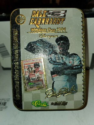 Dale Earnhardt NASCAR Embossed Metal Collector Cards Featuring Winston