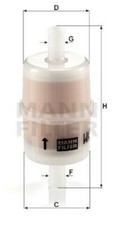 MANN-FILTER Kraftstofffilter für MERCEDES E-KLASSE W212 A207 C207 S212