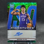 Bryson Tiller 2025-26 Bowman U University Best ISO Signatures Auto Green /99