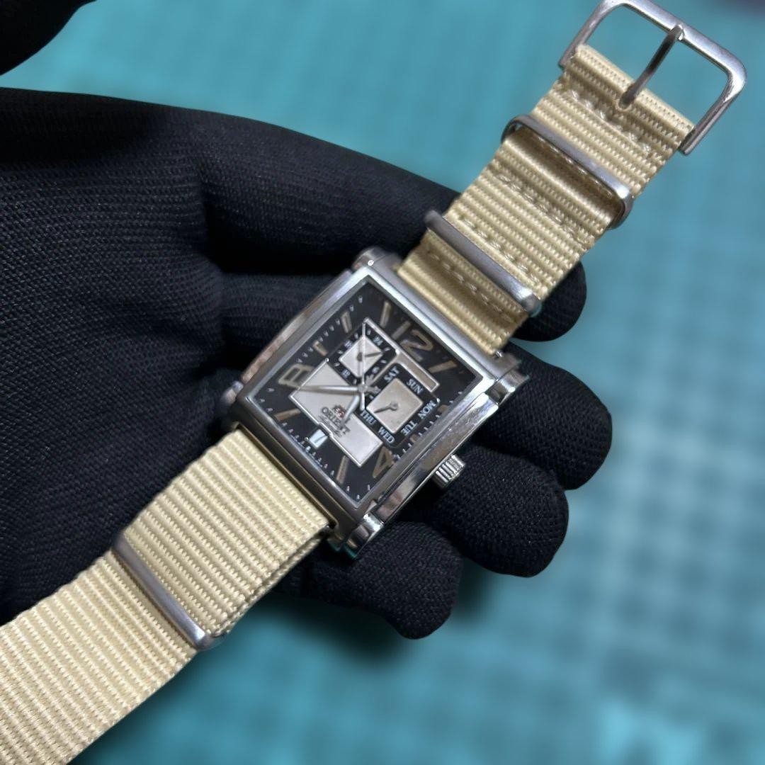 ORIENT Automatic Watch Square Black - image 13