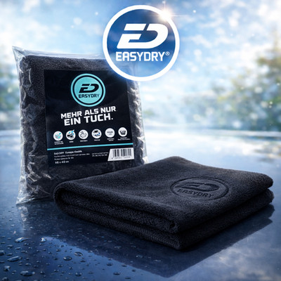 EASYDRY  2x Premium Microfaser Tücher Glastuch Putztücher Autotuch Detailing NEU