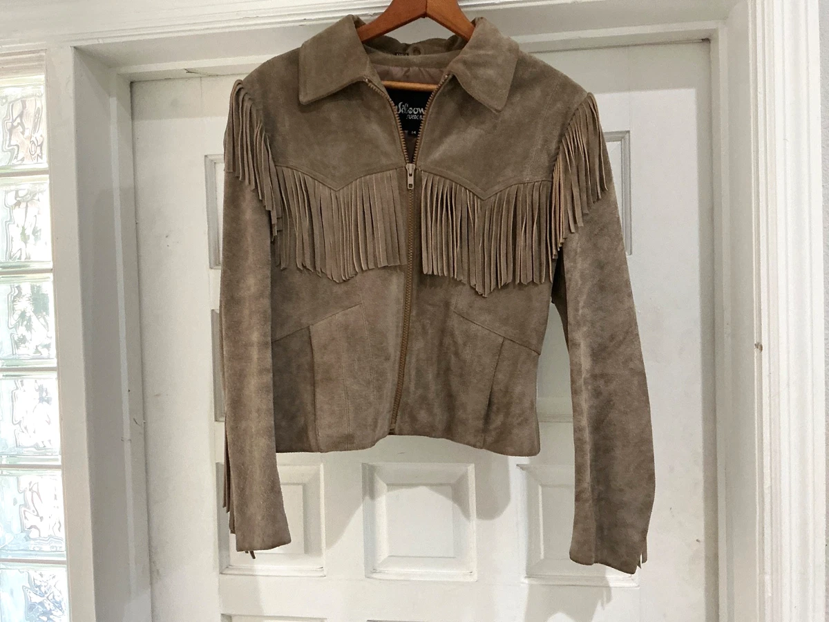 Suede Fringe Jacket In Vintage Outerwear Coats & Jackets For Women