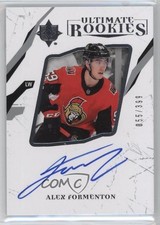 2017-18 Ultimate Collection Rookies 55/399 Alex Formenton #72 Auto 7b5