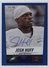 2014 Panini Hot Rookies Rookie Signatures Blue 54/99 Josh Huff #389 Auto 18t1
