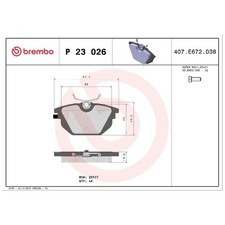 Satz Bremsbeläge Bremsklötze hinten für Fiat Barchetta 183 Bravo 1 182 | 8466
