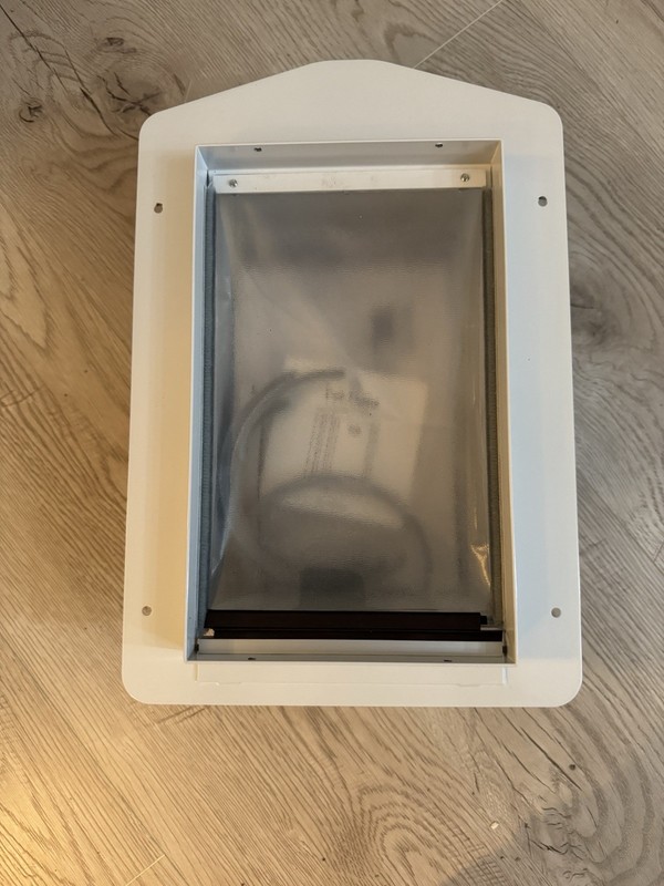 Pet Door with Locking Mechanism for Cats and Dogs