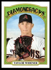 2021 TOPPS HERITAGE BASEBALL CARD TAYLOR WIDENER #596 RC ARIZONA DIAMONDBACKS