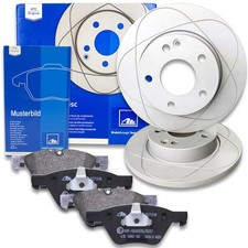 ATE Powerdisc Bremsscheiben 272mm + Bremsbeläge Hinten passend für Seat Leon 1.5
