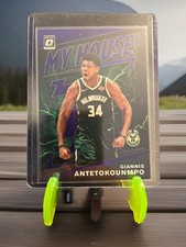 2019-20 Panini Donruss Optic #5 Giannis Antetokounmpo My House Purple Holo