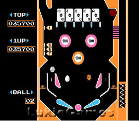 Pinball - Fun NES Nintendo Game