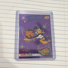 Upper Deck Space Jam 30th Anniversary Daffy Duck Non-Sport Card Cosmos Purple #1