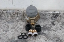 Badger 103-3721 3/4 In NPT Connection 0.75 to 35 GPM Mechanical Flowmeter