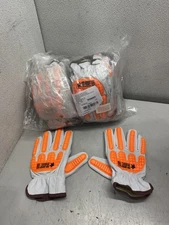 Mcr Safety Leather Gloves, Goatskin Pack of 12 36136KDPL