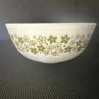 Pyrex Spring Blossom Crazy Daisy 404 Large Mixing Bowl 4 Qt Excellent Condition