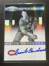 Emile Bouchard 2011 Certified Eternals On Card Auto /100 #12 Canadiens!