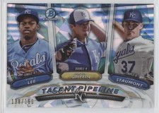 2018 Bowman Talent Pipeline Atomic Refractor Josh Staumont Foster Griffin fm0