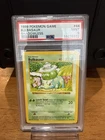 Pokémon TCG Bulbasaur Shadowless Card 44/102 1999 Base Set PSA 9