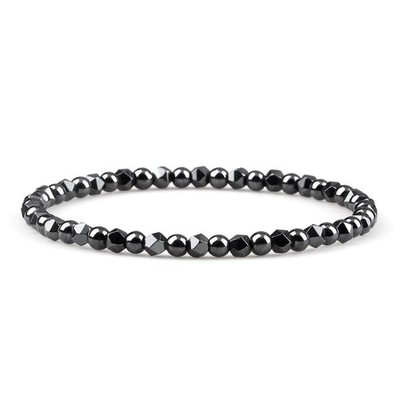 4mm Natural Stone Bracelet Handmade Hematite Lava Tiger Eye Beaded Jewellery