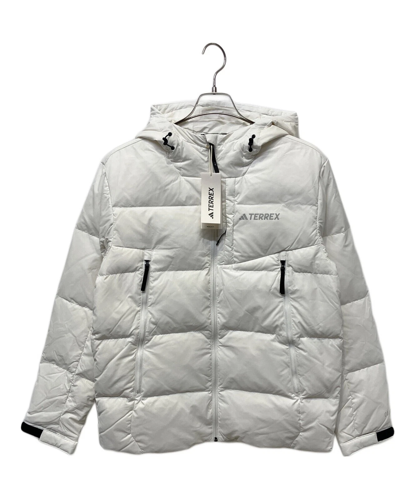 adidas Down Jacket Men's Size L White New - product detail image 1