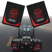 Mud Flaps for Semi Truck, 24''X30'' Heavy-Duty Mud Guards Splash Flaps  Black