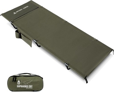 SUPRAGRIS Camping Cot Support Up to 400lbs Lightweight Comfortable Folding Bed