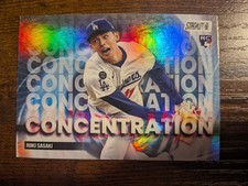 2025 Topps Stadium Club - Concentration Roki Sasaki #C-7 (RC)