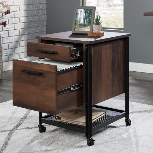Briarbrook Mobile File, L: 17.95" x W: 20.32" x H: 26.58", Barrel Oak Finish - Picture 3 of 6