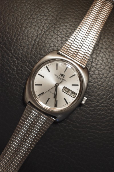 IWC Electronic Stimmgabel IWC Cal.160 Weisses Zifferblatt