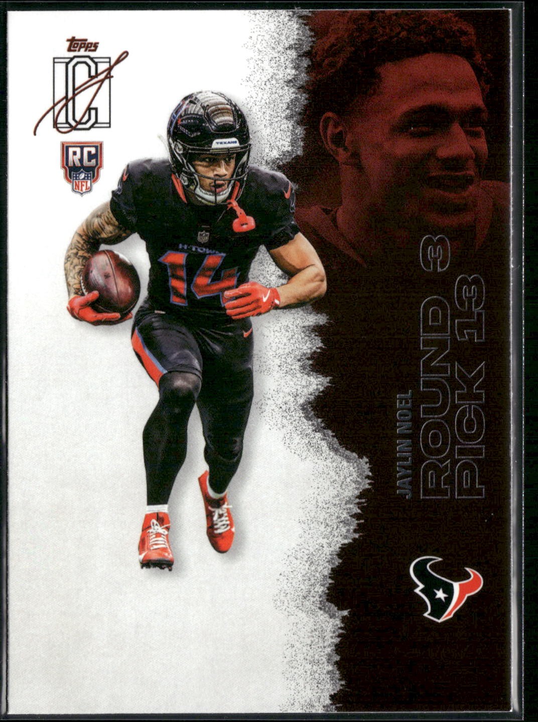2025 Topps Signature Class Jaylin Noel Rookie Houston Texans #208