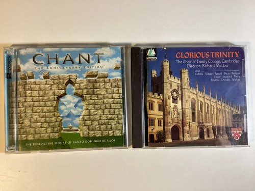3 Choral CDs: Chant Anniversary Edition (2) & Glorious Trinity - Free Shipping