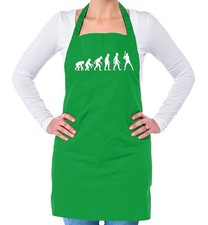 Evolution of Man Baseball - Unisex Adult Apron - Base Ball Player Bat Love